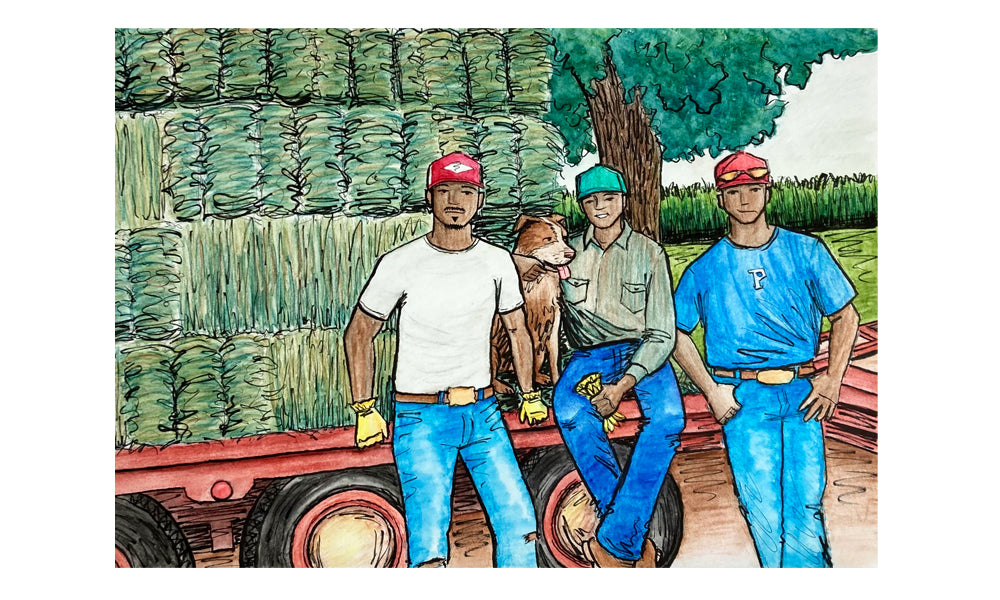 Illustrations from Enjoying the Work by George N. Wallace, 2020