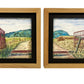 Drivers Eye View Framed Diptych